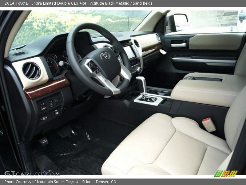 Attitude Black Metallic / Sand Beige 2014 Toyota Tundra Limited Double Cab 4x4