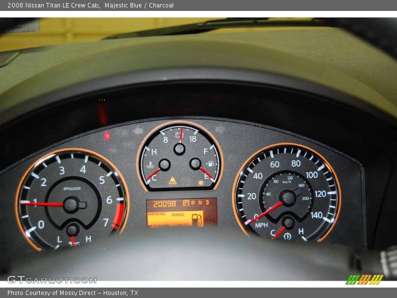 Majestic Blue / Charcoal 2008 Nissan Titan LE Crew Cab