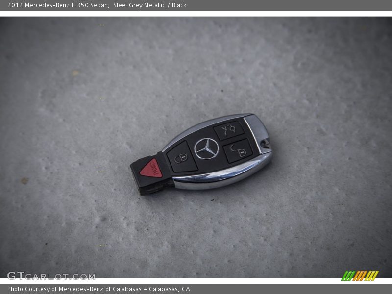 Steel Grey Metallic / Black 2012 Mercedes-Benz E 350 Sedan