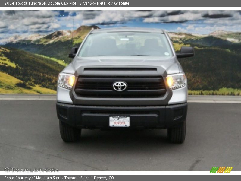 Silver Sky Metallic / Graphite 2014 Toyota Tundra SR Double Cab 4x4