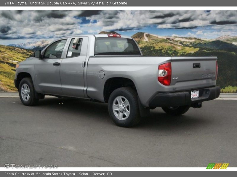Silver Sky Metallic / Graphite 2014 Toyota Tundra SR Double Cab 4x4