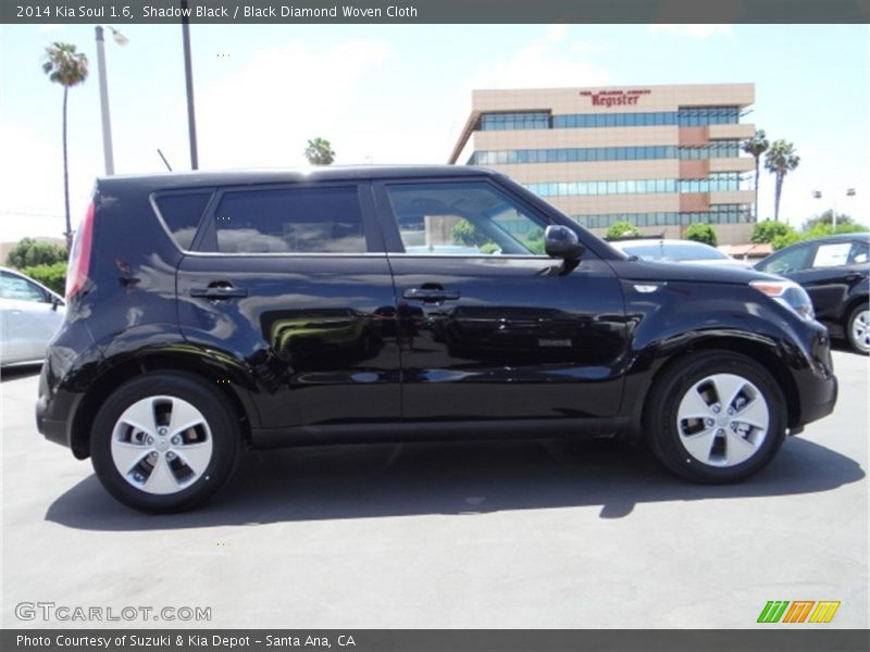 Shadow Black / Black Diamond Woven Cloth 2014 Kia Soul 1.6