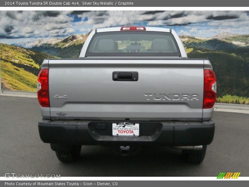 Silver Sky Metallic / Graphite 2014 Toyota Tundra SR Double Cab 4x4