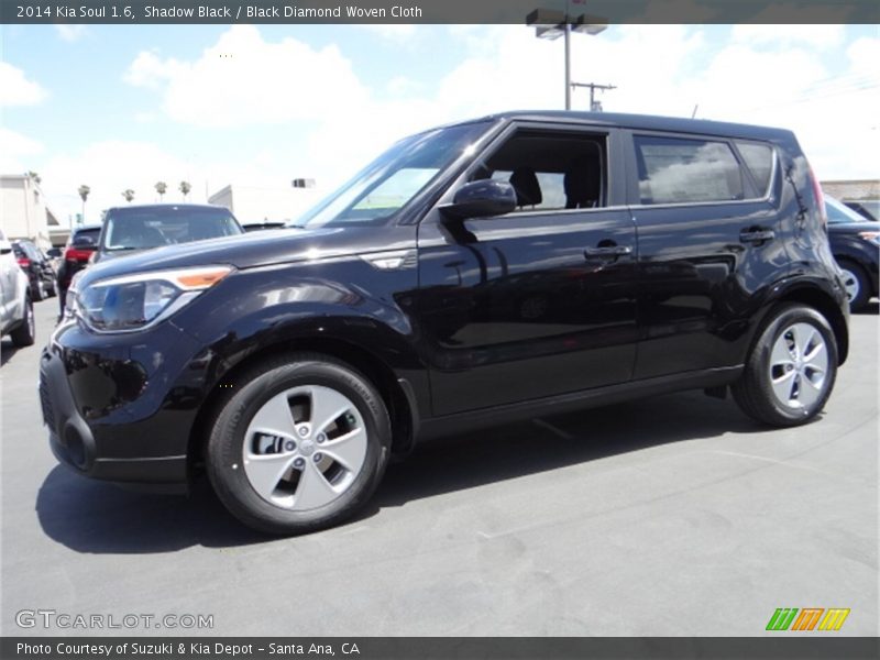 Shadow Black / Black Diamond Woven Cloth 2014 Kia Soul 1.6