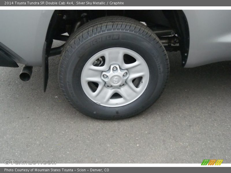 Silver Sky Metallic / Graphite 2014 Toyota Tundra SR Double Cab 4x4