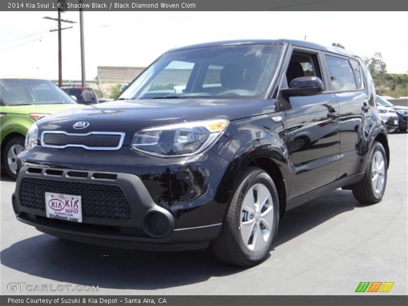 Shadow Black / Black Diamond Woven Cloth 2014 Kia Soul 1.6