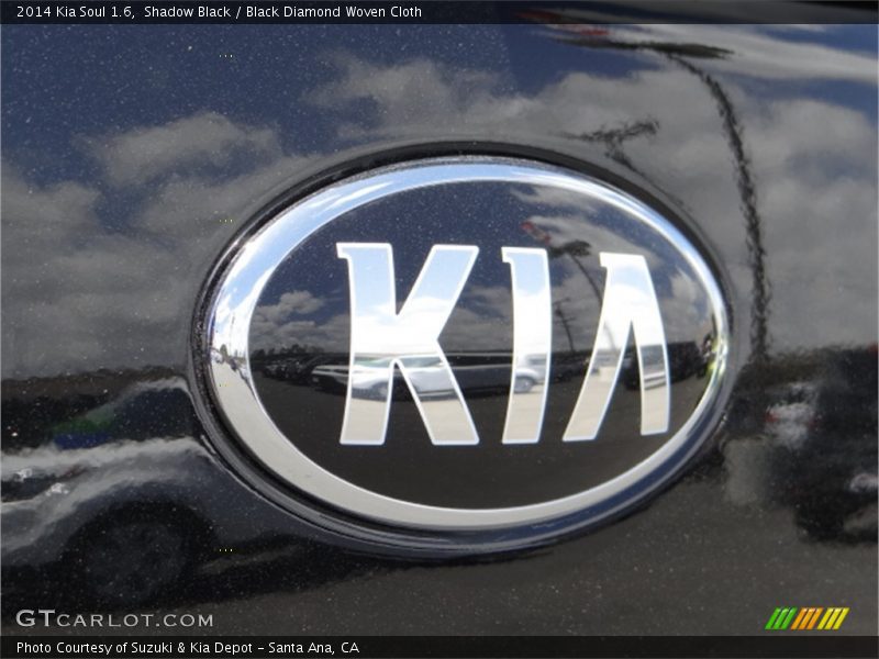 Shadow Black / Black Diamond Woven Cloth 2014 Kia Soul 1.6