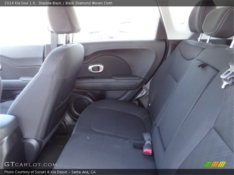 Shadow Black / Black Diamond Woven Cloth 2014 Kia Soul 1.6
