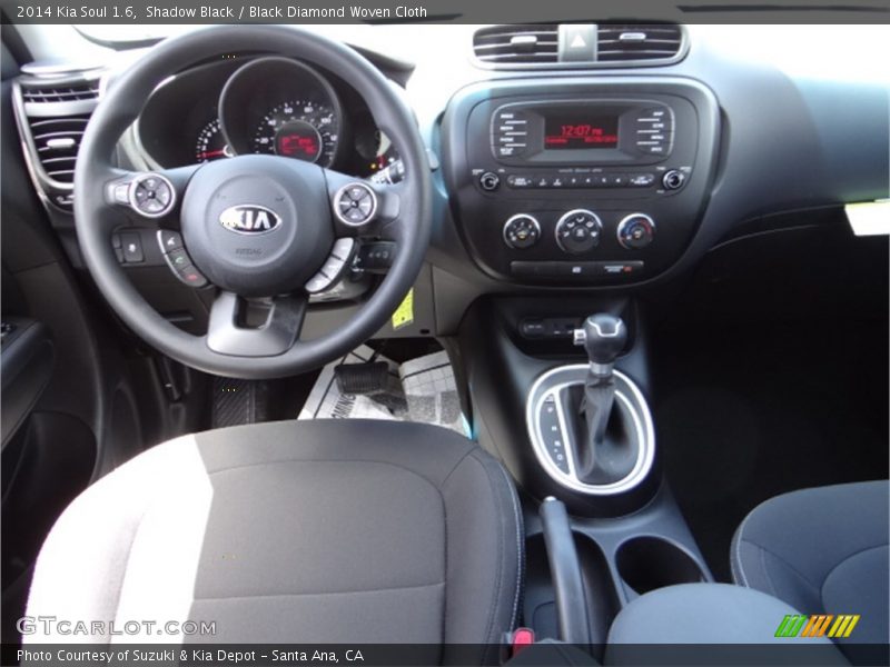Shadow Black / Black Diamond Woven Cloth 2014 Kia Soul 1.6