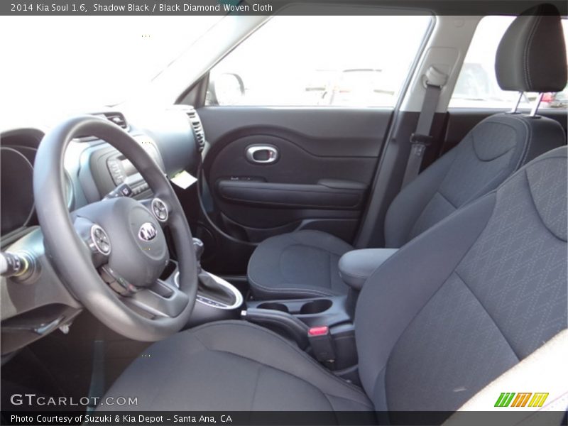 Shadow Black / Black Diamond Woven Cloth 2014 Kia Soul 1.6