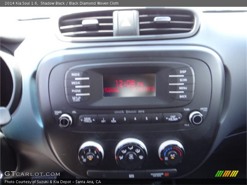 Shadow Black / Black Diamond Woven Cloth 2014 Kia Soul 1.6