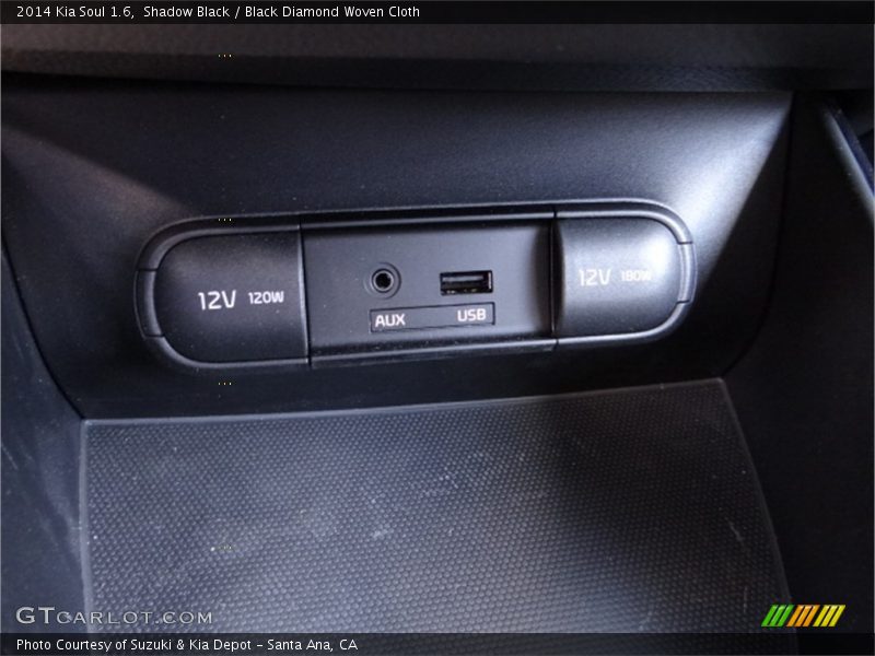 Shadow Black / Black Diamond Woven Cloth 2014 Kia Soul 1.6
