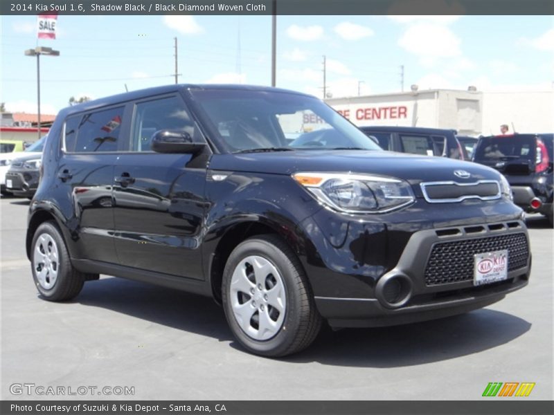 Shadow Black / Black Diamond Woven Cloth 2014 Kia Soul 1.6