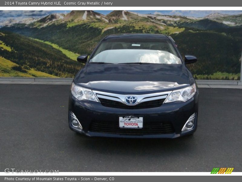 Cosmic Gray Metallic / Ivory 2014 Toyota Camry Hybrid XLE