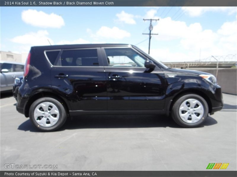 Shadow Black / Black Diamond Woven Cloth 2014 Kia Soul 1.6
