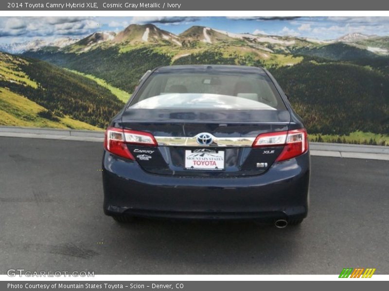 Cosmic Gray Metallic / Ivory 2014 Toyota Camry Hybrid XLE