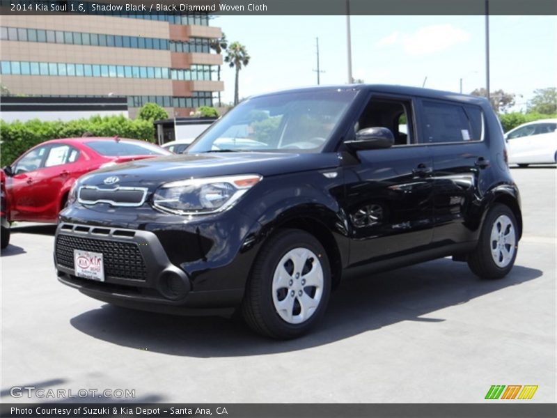 Shadow Black / Black Diamond Woven Cloth 2014 Kia Soul 1.6