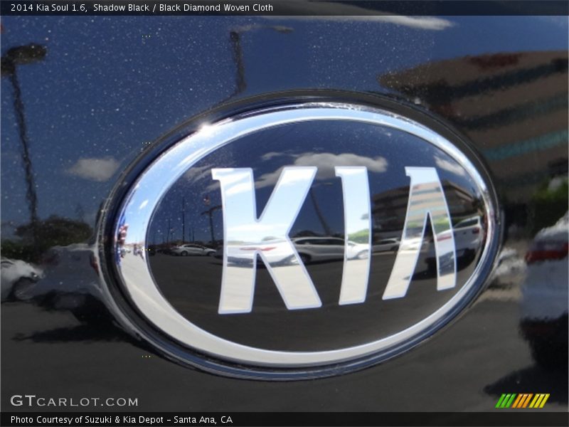 Shadow Black / Black Diamond Woven Cloth 2014 Kia Soul 1.6