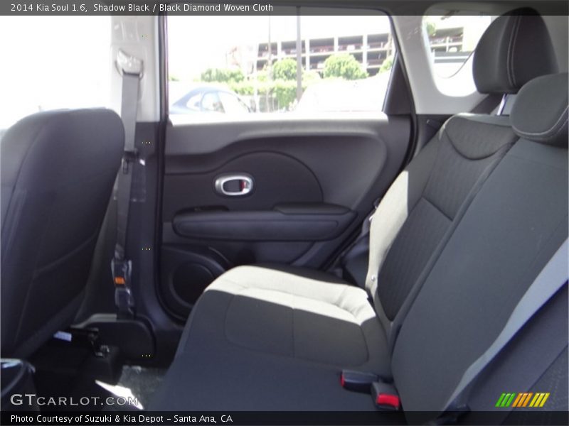 Shadow Black / Black Diamond Woven Cloth 2014 Kia Soul 1.6