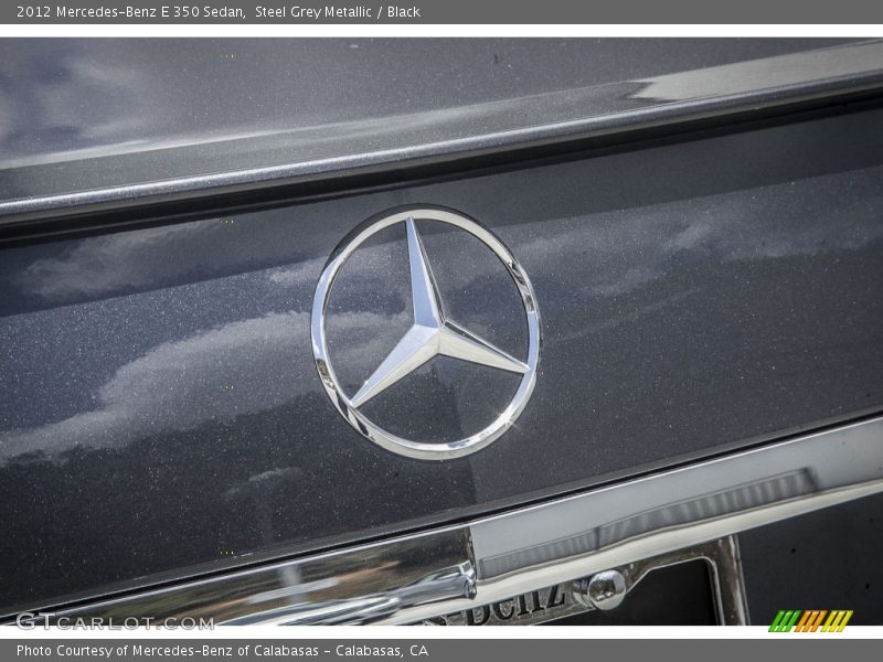 Steel Grey Metallic / Black 2012 Mercedes-Benz E 350 Sedan