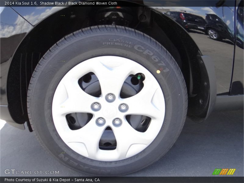 Shadow Black / Black Diamond Woven Cloth 2014 Kia Soul 1.6