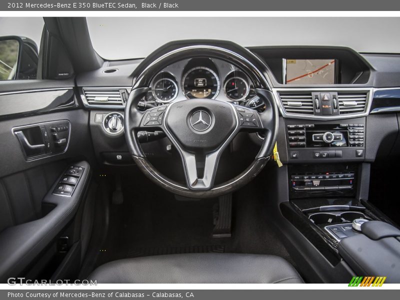 Black / Black 2012 Mercedes-Benz E 350 BlueTEC Sedan