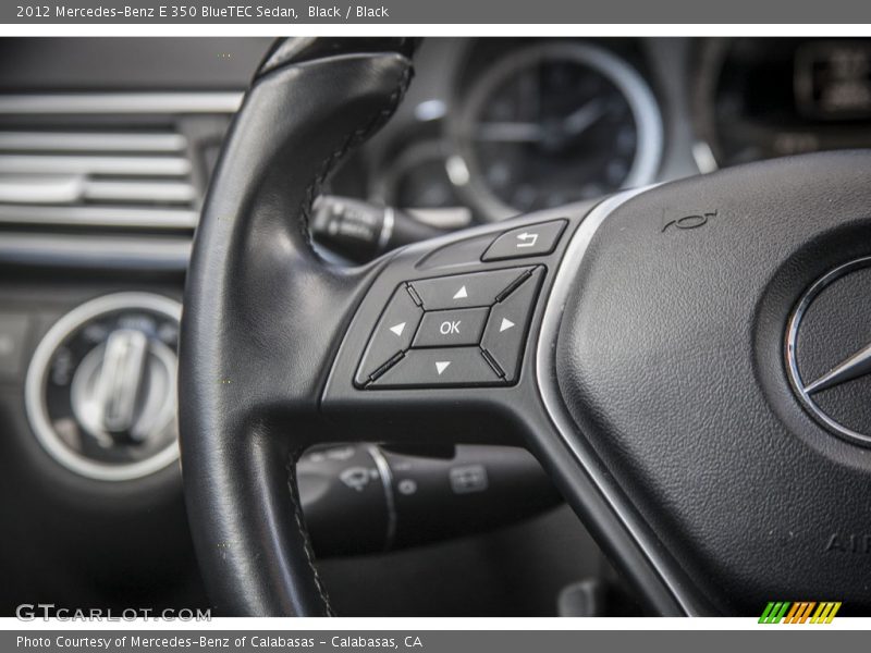Black / Black 2012 Mercedes-Benz E 350 BlueTEC Sedan