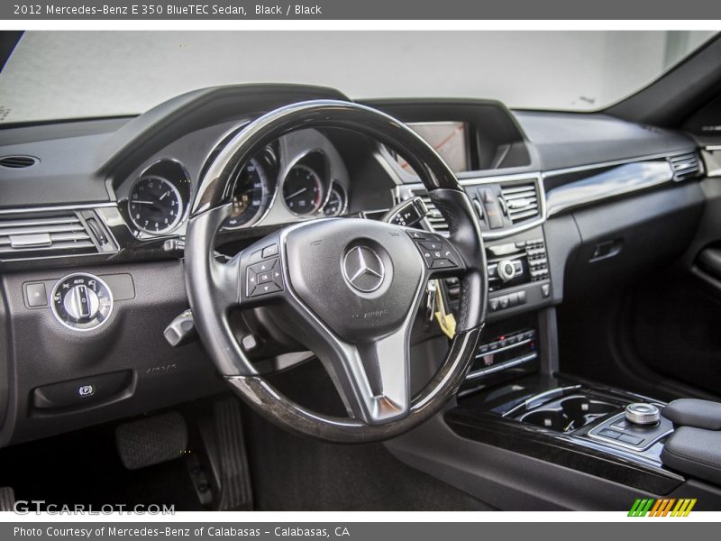 Black / Black 2012 Mercedes-Benz E 350 BlueTEC Sedan