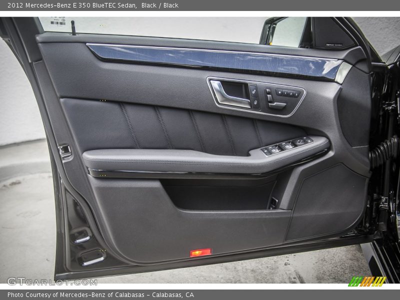 Black / Black 2012 Mercedes-Benz E 350 BlueTEC Sedan