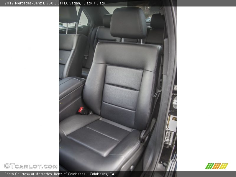 Black / Black 2012 Mercedes-Benz E 350 BlueTEC Sedan