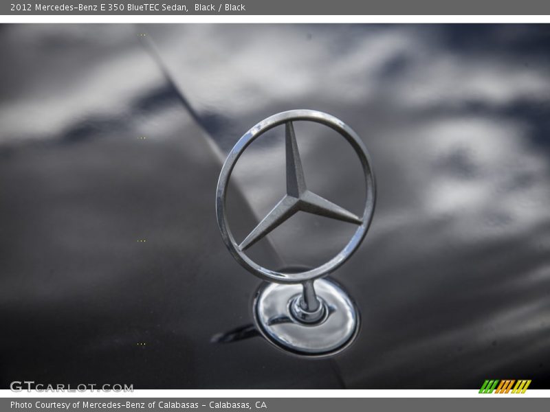 Black / Black 2012 Mercedes-Benz E 350 BlueTEC Sedan