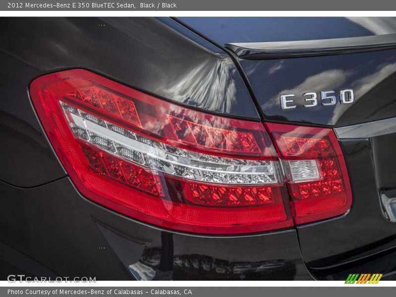 Black / Black 2012 Mercedes-Benz E 350 BlueTEC Sedan