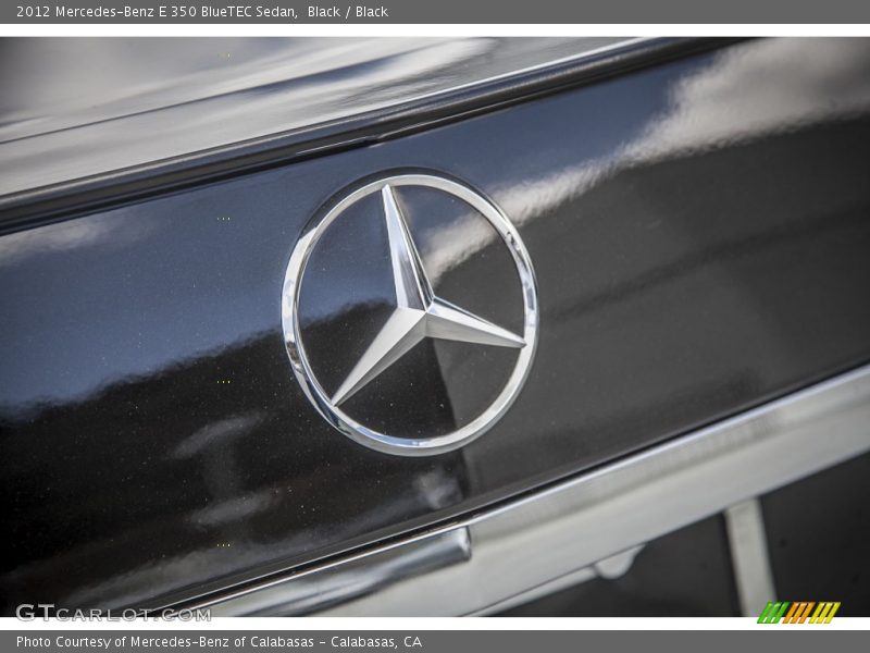 Black / Black 2012 Mercedes-Benz E 350 BlueTEC Sedan