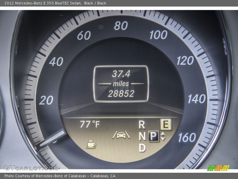 Black / Black 2012 Mercedes-Benz E 350 BlueTEC Sedan