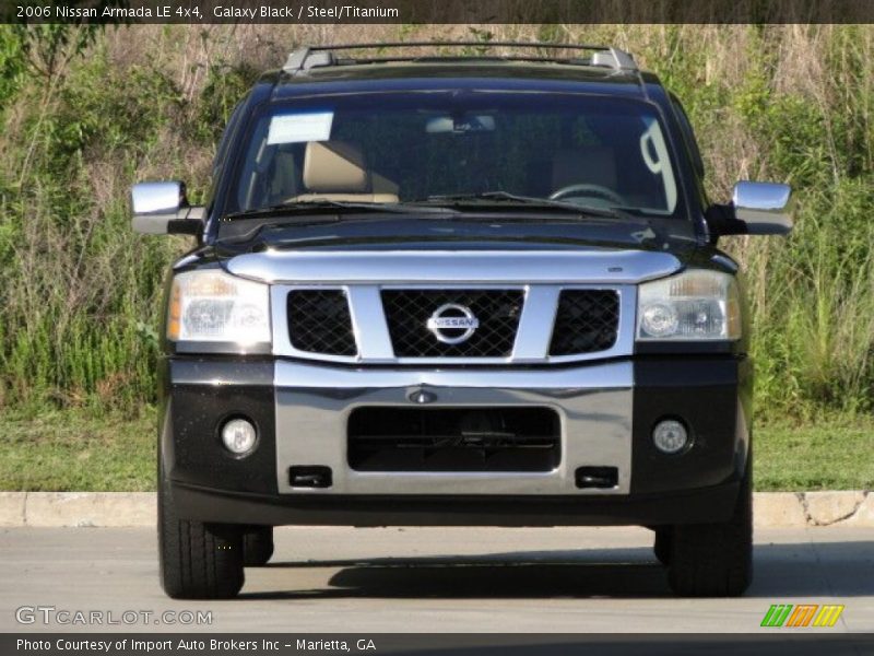 Galaxy Black / Steel/Titanium 2006 Nissan Armada LE 4x4