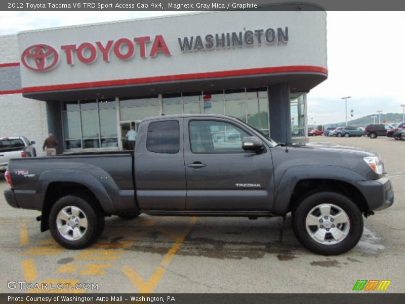 Magnetic Gray Mica / Graphite 2012 Toyota Tacoma V6 TRD Sport Access Cab 4x4