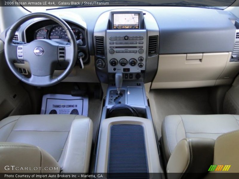Galaxy Black / Steel/Titanium 2006 Nissan Armada LE 4x4