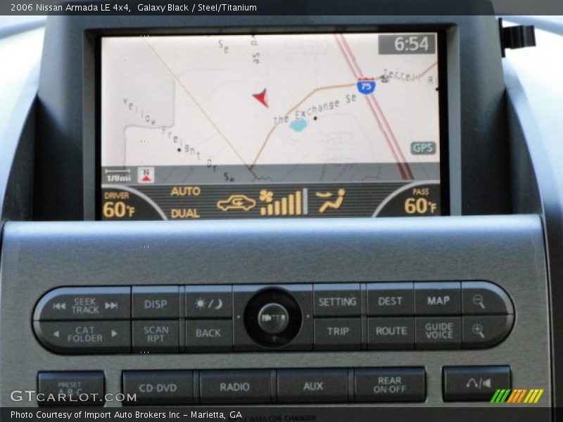 Galaxy Black / Steel/Titanium 2006 Nissan Armada LE 4x4