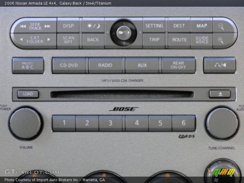 Galaxy Black / Steel/Titanium 2006 Nissan Armada LE 4x4