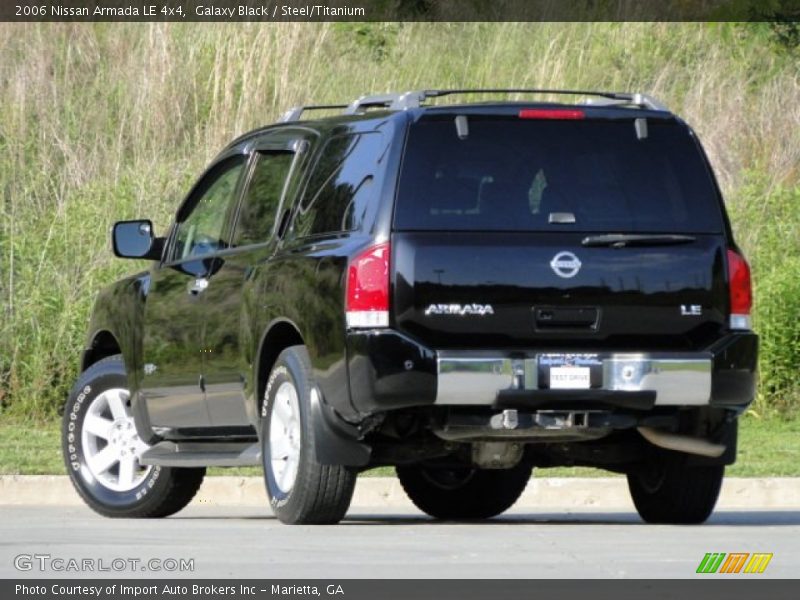 Galaxy Black / Steel/Titanium 2006 Nissan Armada LE 4x4