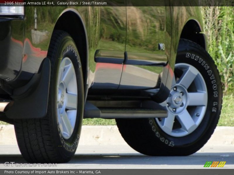 Galaxy Black / Steel/Titanium 2006 Nissan Armada LE 4x4
