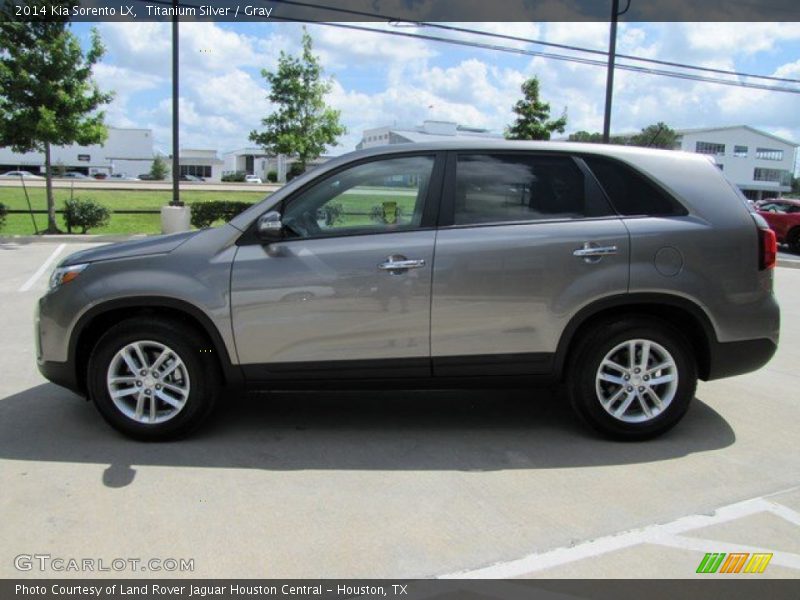 Titanium Silver / Gray 2014 Kia Sorento LX