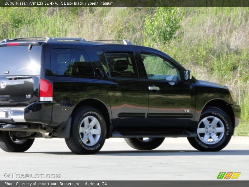 Galaxy Black / Steel/Titanium 2006 Nissan Armada LE 4x4