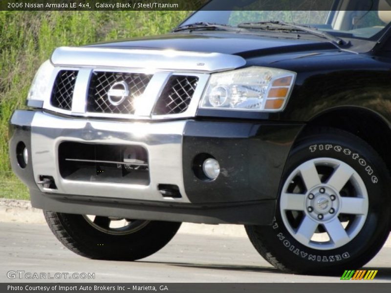 Galaxy Black / Steel/Titanium 2006 Nissan Armada LE 4x4