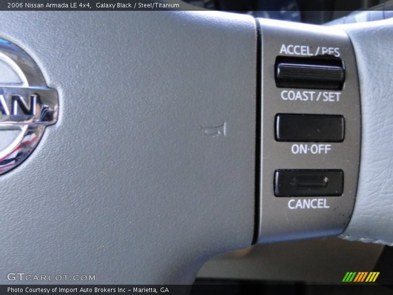Galaxy Black / Steel/Titanium 2006 Nissan Armada LE 4x4