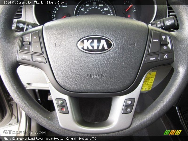 Titanium Silver / Gray 2014 Kia Sorento LX