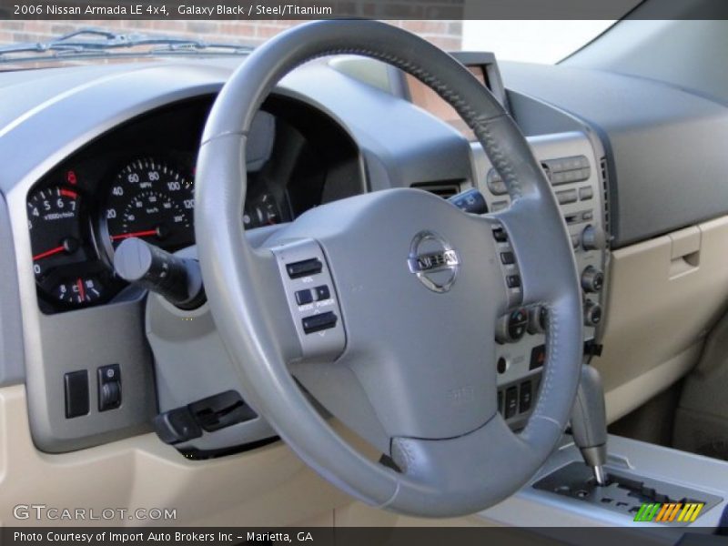 Galaxy Black / Steel/Titanium 2006 Nissan Armada LE 4x4