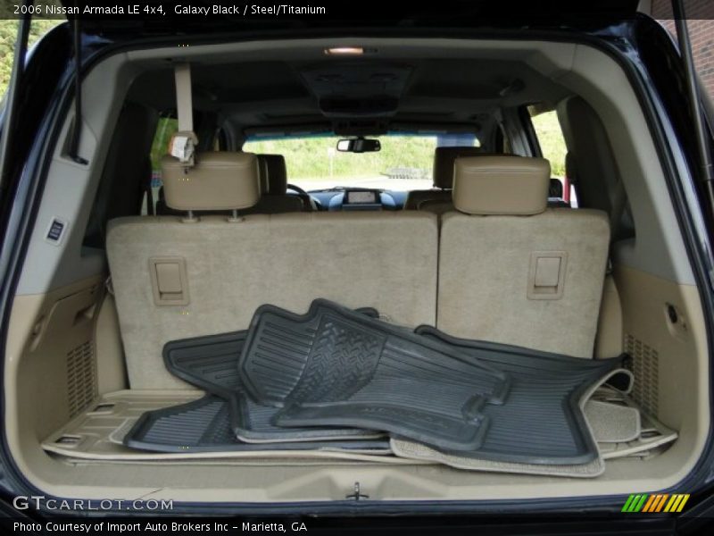 Galaxy Black / Steel/Titanium 2006 Nissan Armada LE 4x4