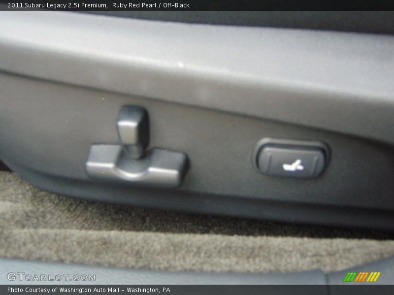 Ruby Red Pearl / Off-Black 2011 Subaru Legacy 2.5i Premium