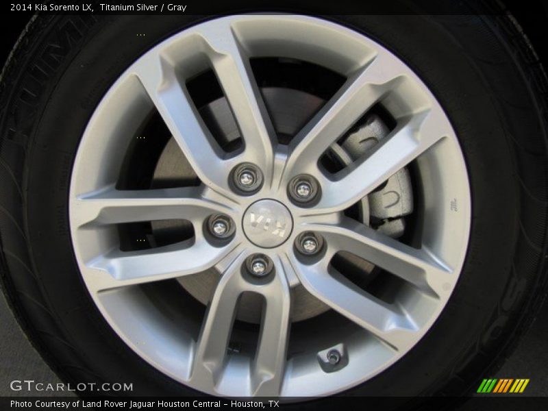 Titanium Silver / Gray 2014 Kia Sorento LX
